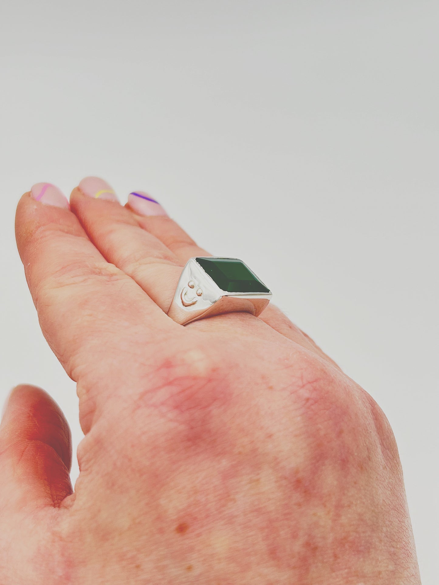 Green Onyx Ring