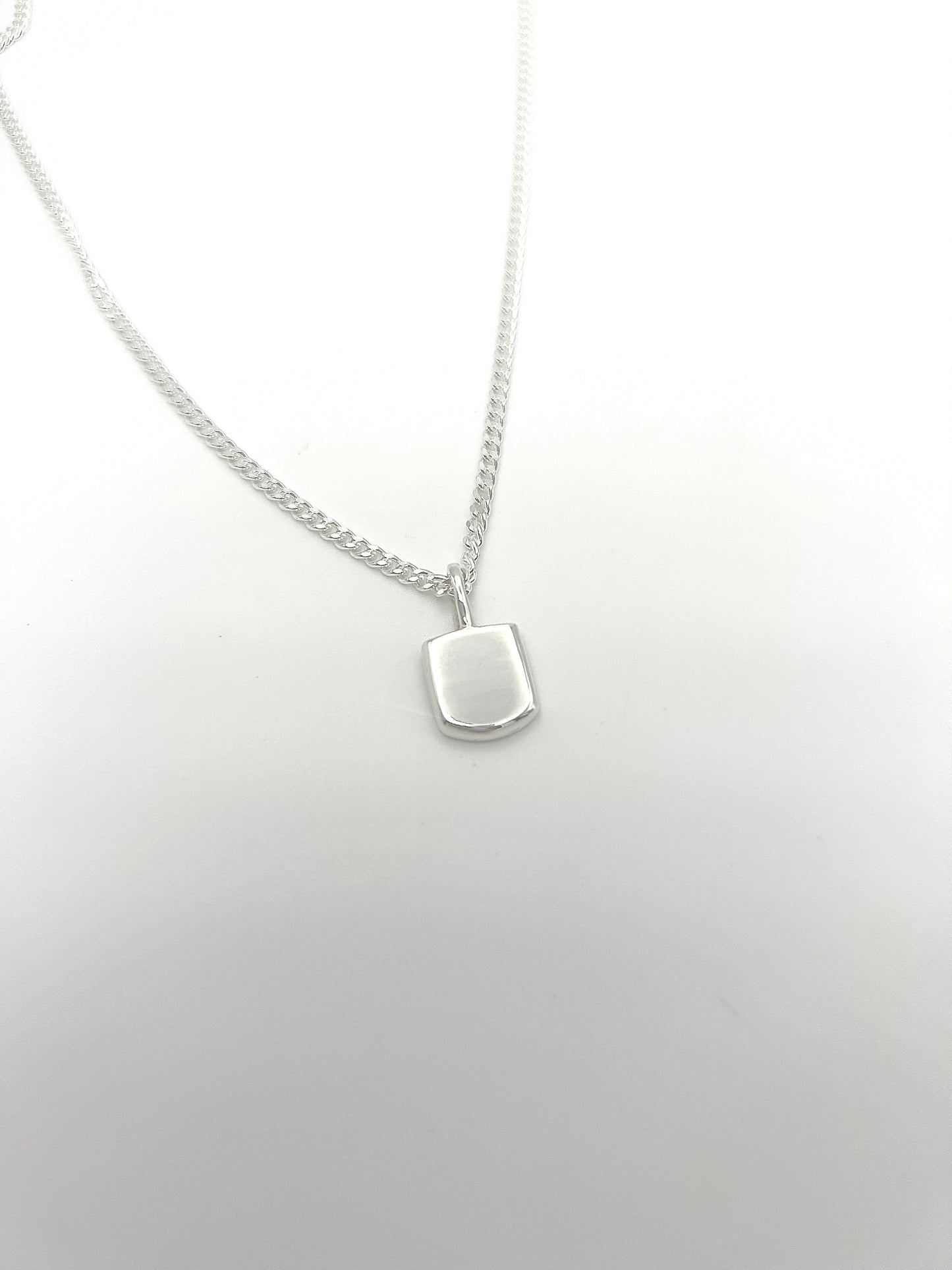 Men's initial pendant (Customisable)